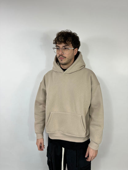 SWEAT-SHIRT BOXYFIT BEIGE crème