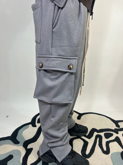 Costume sur mesure universitaire en coton gris